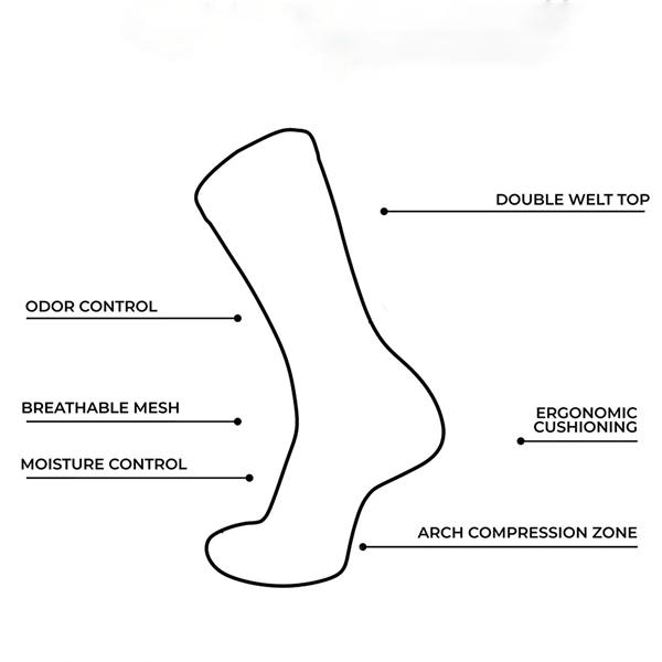 Football Socks Crew Length for Boys or Men - Football Socks Crew Length for Boys or Men - Image 1 of 3