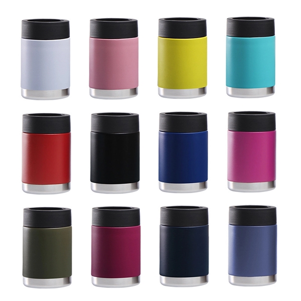 12 oz Double Wall Stainless Steel Insulated Can Cooler - 12 oz Double Wall Stainless Steel Insulated Can Cooler - Image 1 of 1