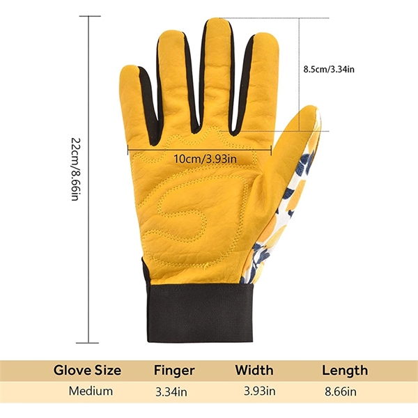 Leather Tough Cowhide Work Gardening Gloves - Leather Tough Cowhide Work Gardening Gloves - Image 1 of 5