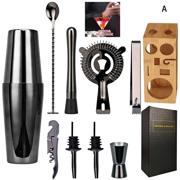 10Pcs Cocktail Shaker Set - 10Pcs Cocktail Shaker Set - Image 7 of 8
