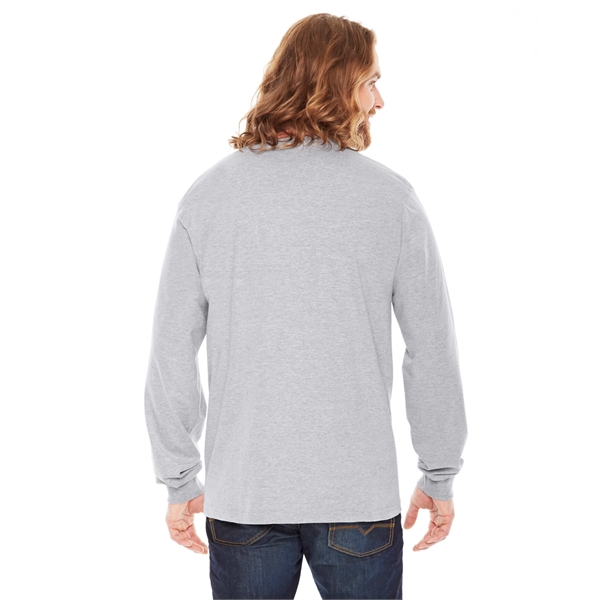 American Apparel Unisex Fine Jersey Long-Sleeve T-Shirt - American Apparel Unisex Fine Jersey Long-Sleeve T-Shirt - Image 6 of 32