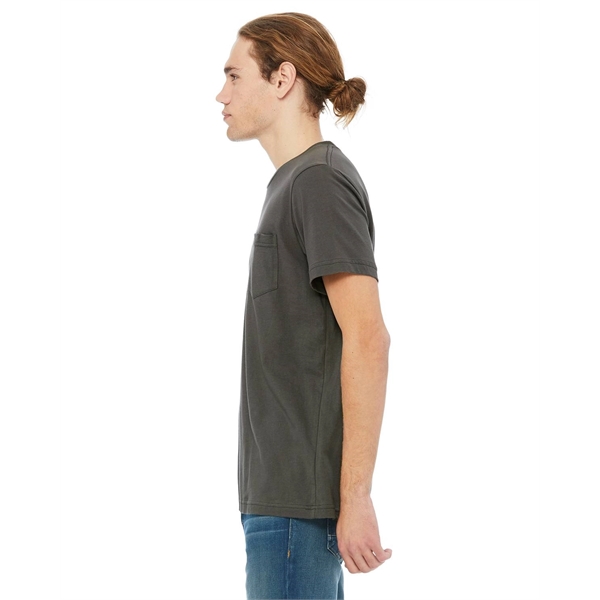 Bella + Canvas Men's Jersey Short-Sleeve Pocket T-Shirt - Bella + Canvas Men's Jersey Short-Sleeve Pocket T-Shirt - Image 10 of 96