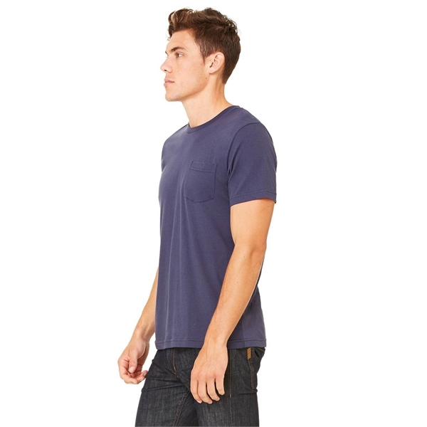 Bella + Canvas Men's Jersey Short-Sleeve Pocket T-Shirt - Bella + Canvas Men's Jersey Short-Sleeve Pocket T-Shirt - Image 13 of 63