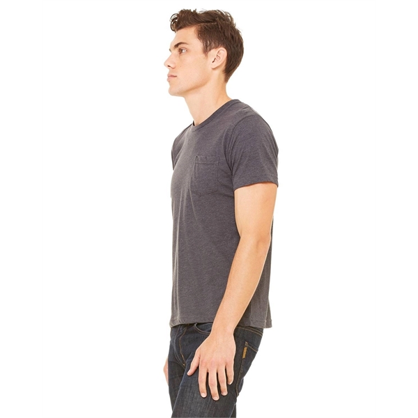 Bella + Canvas Men's Jersey Short-Sleeve Pocket T-Shirt - Bella + Canvas Men's Jersey Short-Sleeve Pocket T-Shirt - Image 25 of 96