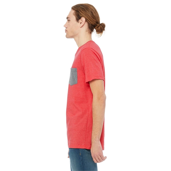 Bella + Canvas Men's Jersey Short-Sleeve Pocket T-Shirt - Bella + Canvas Men's Jersey Short-Sleeve Pocket T-Shirt - Image 36 of 96