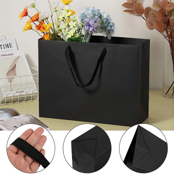 Black Gift Bag - Black Gift Bag - Image 1 of 4