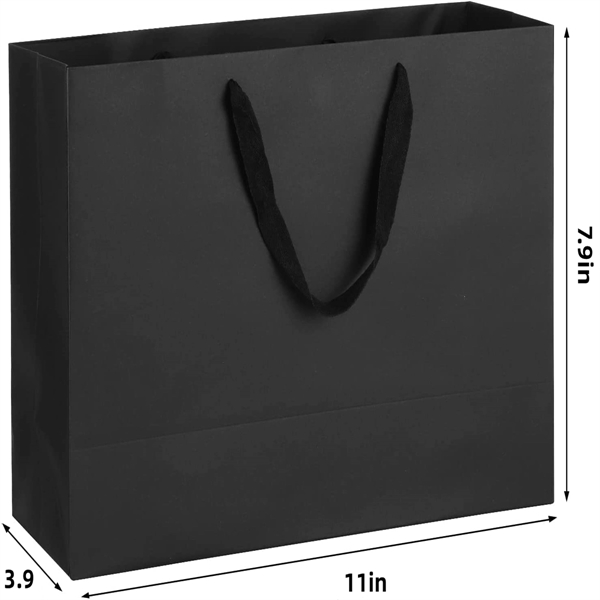 Black Gift Bag - Black Gift Bag - Image 4 of 4