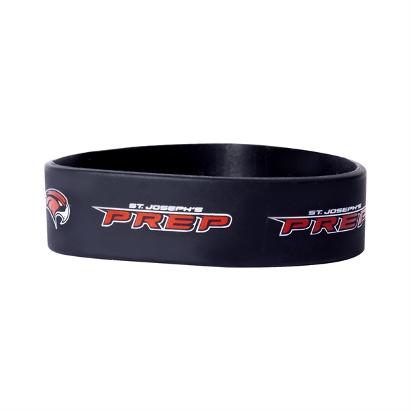 1" Silk Screened Silicone Wristband - 1" Silk Screened Silicone Wristband - Image 0 of 0