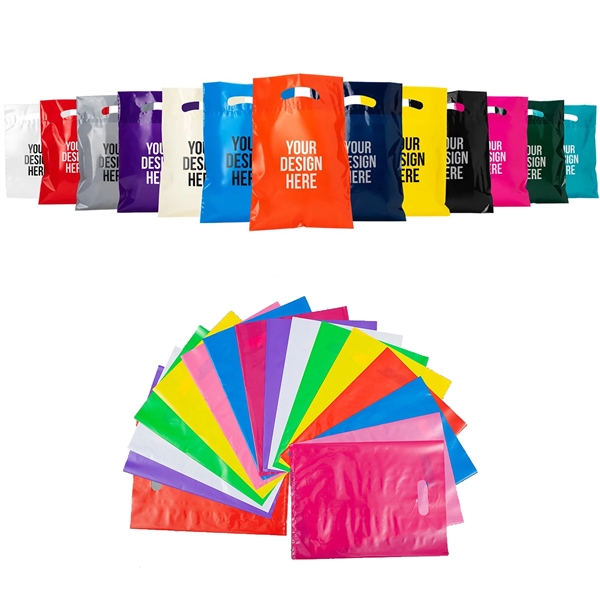 MOQ 200 Die Cut Reinforced Plastic Bag (15.8"x11.9") - MOQ 200 Die Cut Reinforced Plastic Bag (15.8"x11.9") - Image 0 of 0