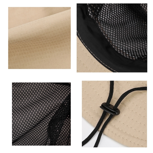 Breathable Wide Brim Sun Hat - Breathable Wide Brim Sun Hat - Image 2 of 3