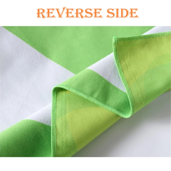 30"x 60" Sublimated Microfiber Sand Proof Beach Towel - 30"x 60" Sublimated Microfiber Sand Proof Beach Towel - Image 2 of 3