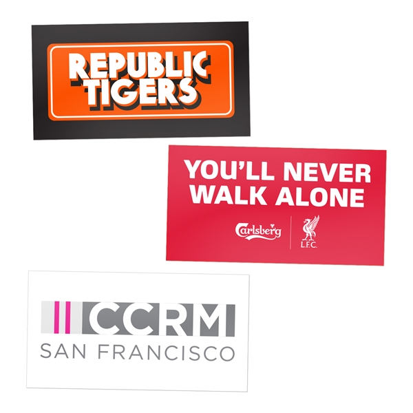 2" x 4" Rectangle Water-resistant Stickers - 2" x 4" Rectangle Water-resistant Stickers - Image 0 of 0