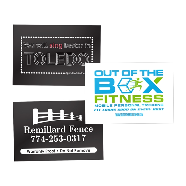 3" x 6" Rectangle Water-resistant Stickers - 3" x 6" Rectangle Water-resistant Stickers - Image 0 of 0