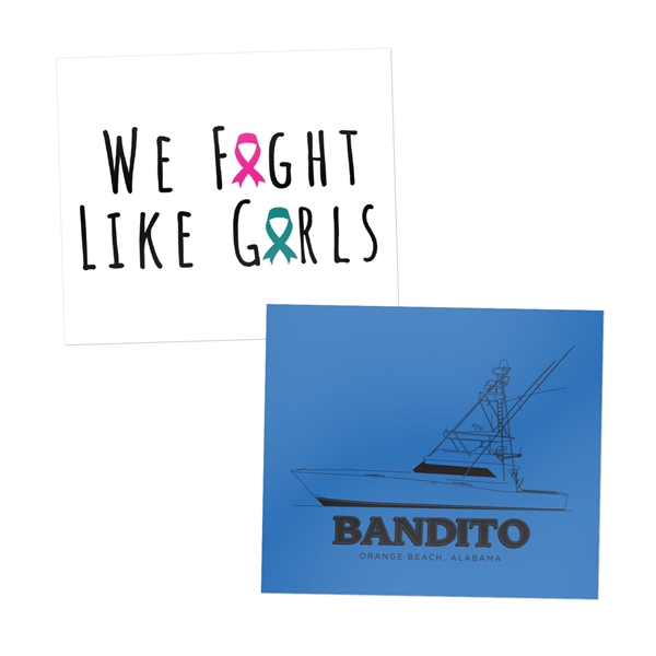 6" x 7" Rectangle Water-resistant Stickers - 6" x 7" Rectangle Water-resistant Stickers - Image 0 of 0