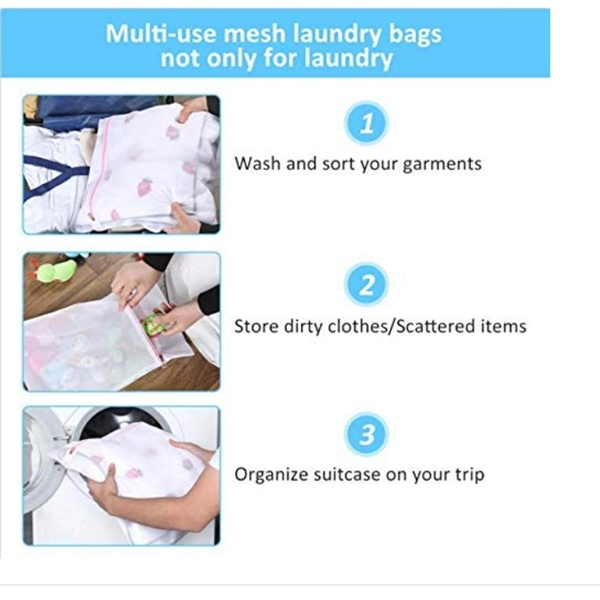 Mesh Laundry Wash Bag - Mesh Laundry Wash Bag - Image 3 of 4