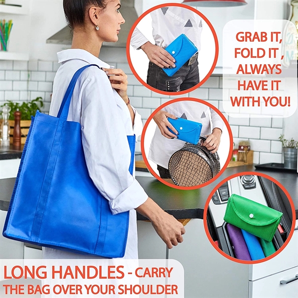 Eco Friendly Reusable Shopping Bags - Eco Friendly Reusable Shopping Bags - Image 1 of 4