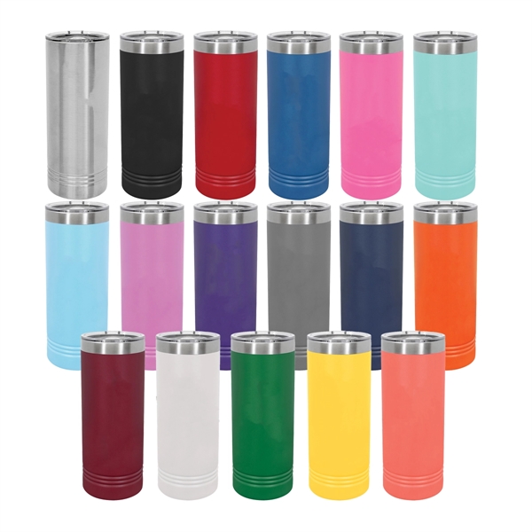 Polar Camel 22oz Stainless Steel Skinny Tumblers - Polar Camel 22oz Stainless Steel Skinny Tumblers - Image 1 of 35