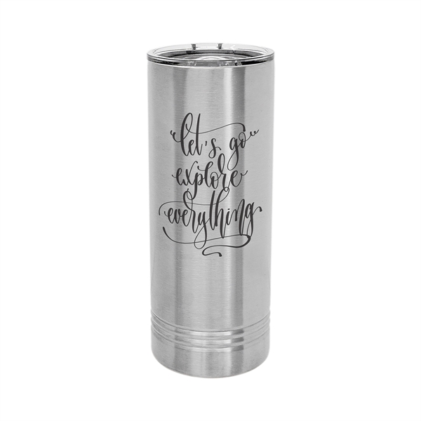 Polar Camel 22oz Stainless Steel Skinny Tumblers - Polar Camel 22oz Stainless Steel Skinny Tumblers - Image 2 of 35