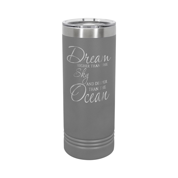 Polar Camel 22oz Stainless Steel Skinny Tumblers - Polar Camel 22oz Stainless Steel Skinny Tumblers - Image 20 of 35