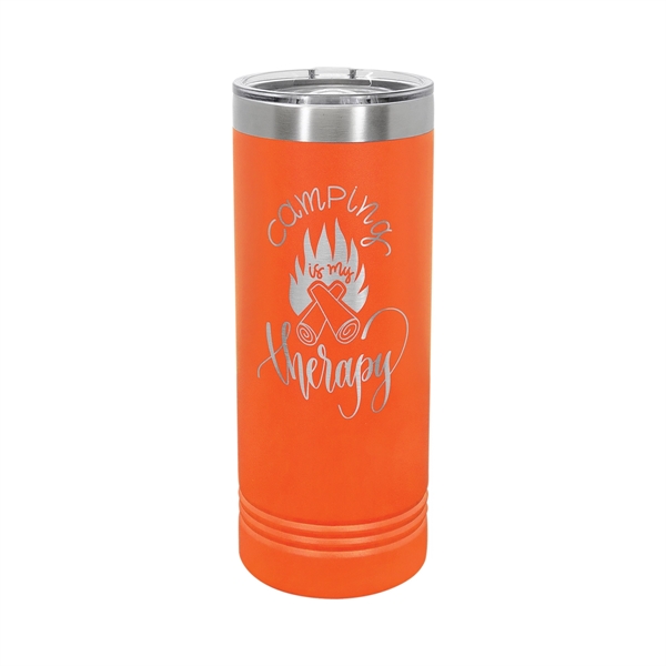 Polar Camel 22oz Stainless Steel Skinny Tumblers - Polar Camel 22oz Stainless Steel Skinny Tumblers - Image 24 of 35