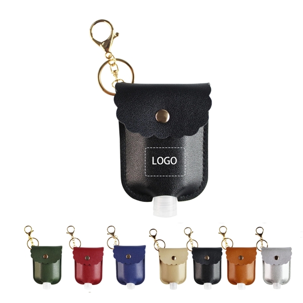 Leatherette Pouch For Hand Sanitizer - Leatherette Pouch For Hand Sanitizer - Image 0 of 2