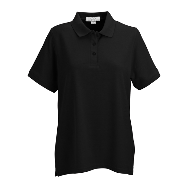 Women's Soft-Blend Double-Tuck Pique Polo - Women's Soft-Blend Double-Tuck Pique Polo - Image 79 of 86