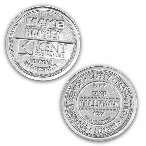 2" Brass Challenge Coin (No Color Fill) - 2" Brass Challenge Coin (No Color Fill) - Image 0 of 0