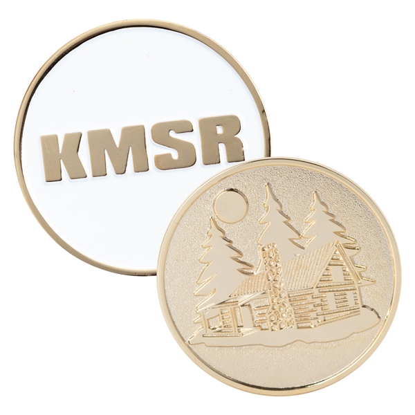 2" Brass Challenge Coin (4 Colors on 1 Side) - 2" Brass Challenge Coin (4 Colors on 1 Side) - Image 0 of 0