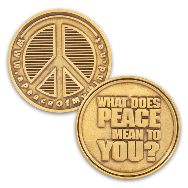 2.75" Brass Challenge Coin (No Color Fill) - 2.75" Brass Challenge Coin (No Color Fill) - Image 0 of 0