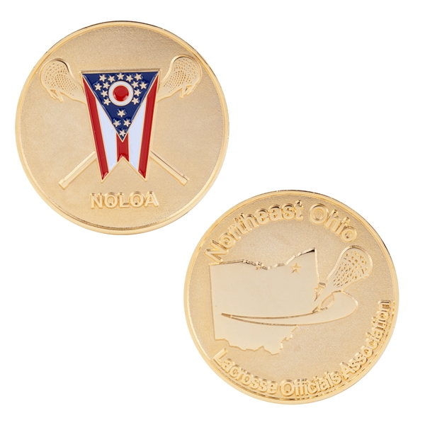 2.25" Zinc Challenge Coin (4 Colors on 1 Side) - 2.25" Zinc Challenge Coin (4 Colors on 1 Side) - Image 0 of 0