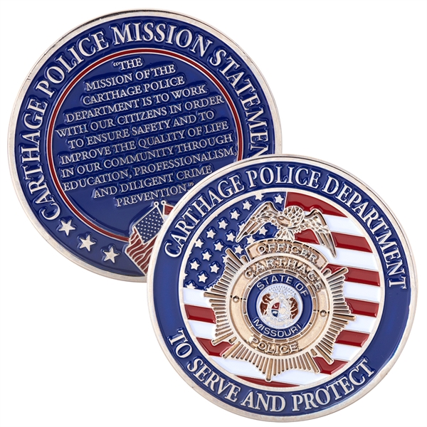 2.75" 4 Colors 2 Sided Zinc Challenge Coins - 2.75" 4 Colors 2 Sided Zinc Challenge Coins - Image 0 of 0