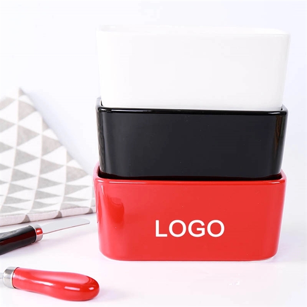 Ceremic Butter Dish with Lid - Ceremic Butter Dish with Lid - Image 5 of 5