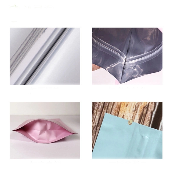 Colorful Self Sealing Zip Mylar Packing Pouch - Colorful Self Sealing Zip Mylar Packing Pouch - Image 2 of 3