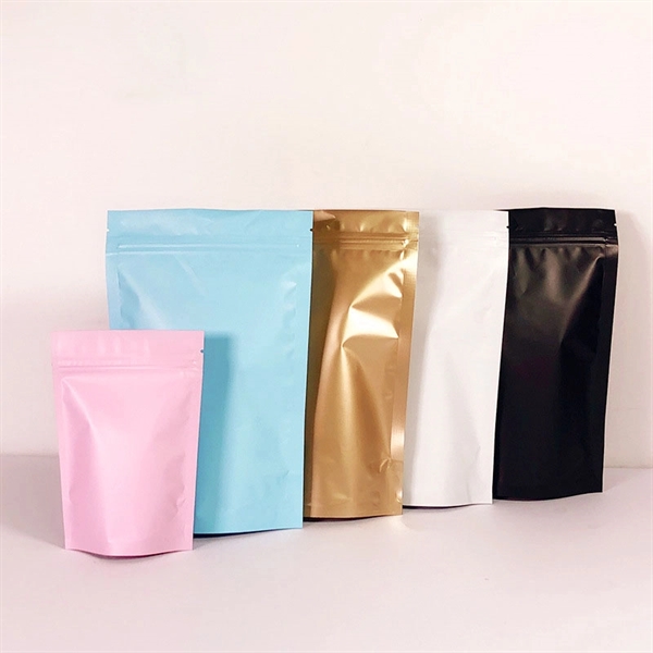 Colorful Self Sealing Zip Mylar Packing Pouch - Colorful Self Sealing Zip Mylar Packing Pouch - Image 3 of 3