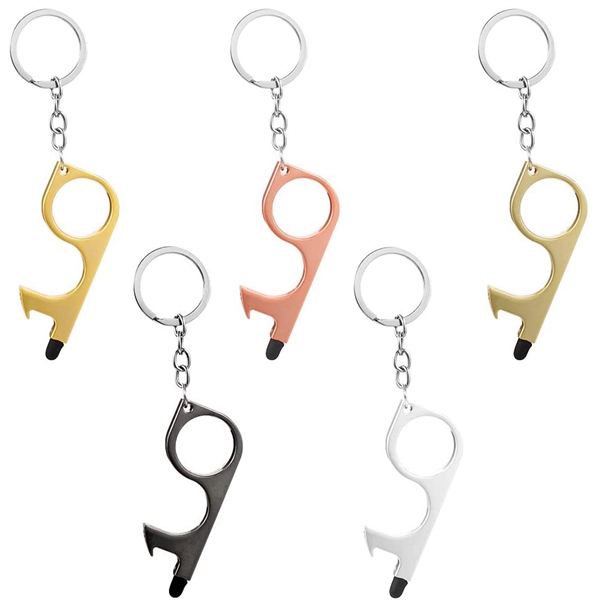 Portable Door Opener Tool With Key Ring - Portable Door Opener Tool With Key Ring - Image 0 of 2