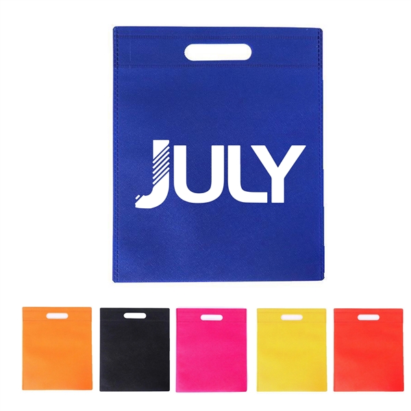 Nonwoven Reusable Tote Bag With Die Cut Handles - Nonwoven Reusable Tote Bag With Die Cut Handles - Image 0 of 4