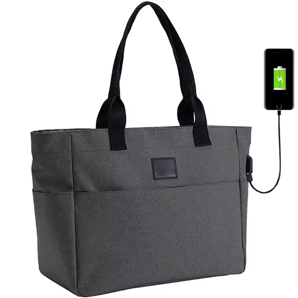 Woman Laptop Tote Bag - Woman Laptop Tote Bag - Image 0 of 5