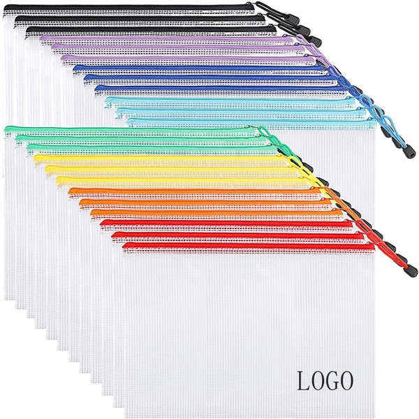 Mesh Zipper Pouch For B4, B5, A4, B6, A5, A6, B8 Size, - Mesh Zipper Pouch For B4, B5, A4, B6, A5, A6, B8 Size, - Image 0 of 4