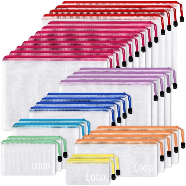 Mesh Zipper Pouch For B4, B5, A4, B6, A5, A6, B8 Size, - Mesh Zipper Pouch For B4, B5, A4, B6, A5, A6, B8 Size, - Image 2 of 4