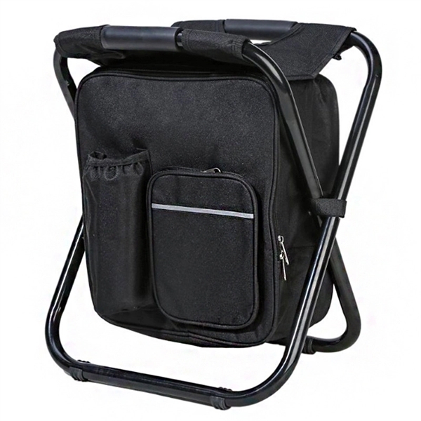Folding Stool With Insulated Backpack - Folding Stool With Insulated Backpack - Image 0 of 3