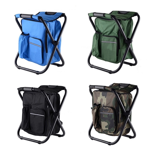 Folding Stool With Insulated Backpack - Folding Stool With Insulated Backpack - Image 2 of 3