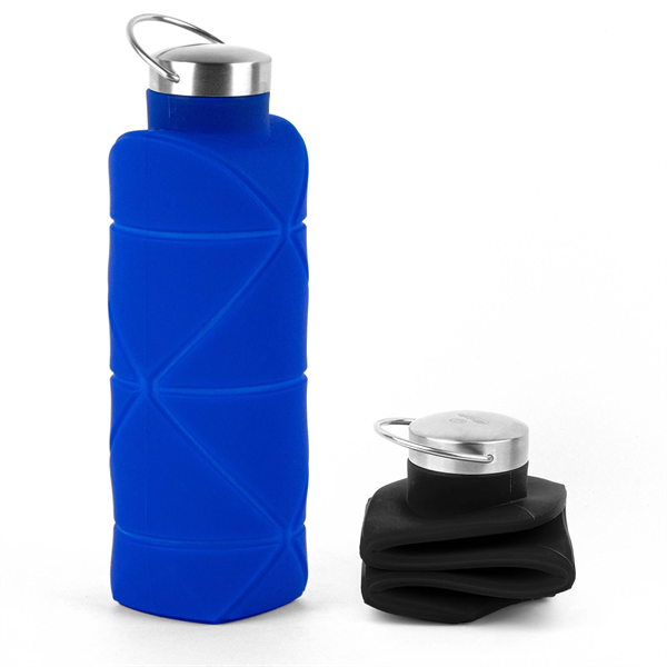 Origami 25oz. Silicone Water Bottle - Origami 25oz. Silicone Water Bottle - Image 0 of 8