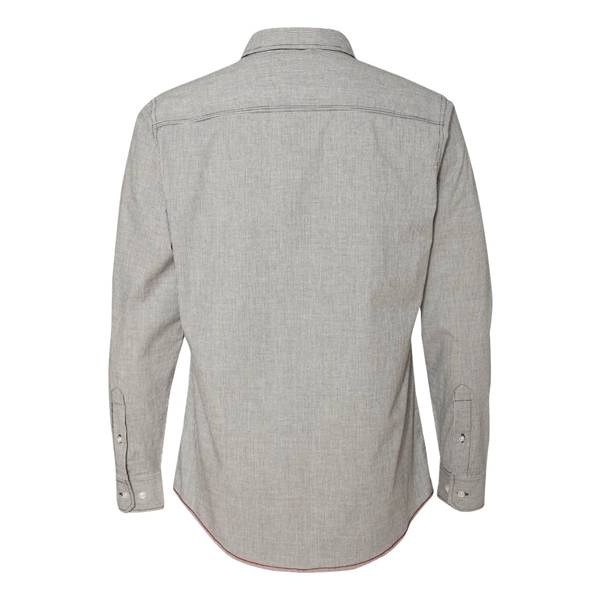 Burnside Stretch Stripe Long Sleeve Shirt - Burnside Stretch Stripe Long Sleeve Shirt - Image 3 of 6