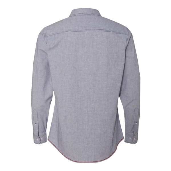 Burnside Stretch Stripe Long Sleeve Shirt - Burnside Stretch Stripe Long Sleeve Shirt - Image 6 of 6