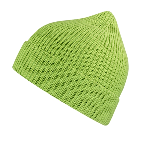 Atlantis Headwear Sustainable Fine Rib Knit Beanie