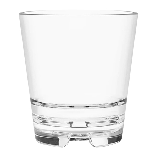 8oz. Acrylic Stacking Rocks Glass - 8oz. Acrylic Stacking Rocks Glass - Image 1 of 4