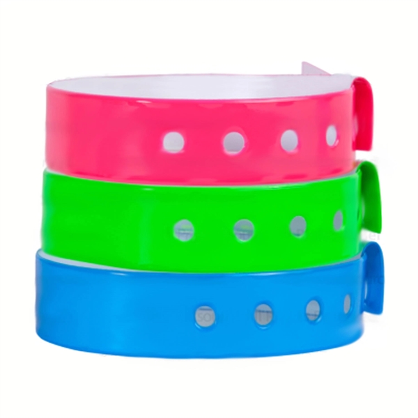 Stock L-Shaped Vinyl Wristbands - Stock L-Shaped Vinyl Wristbands - Image 0 of 1