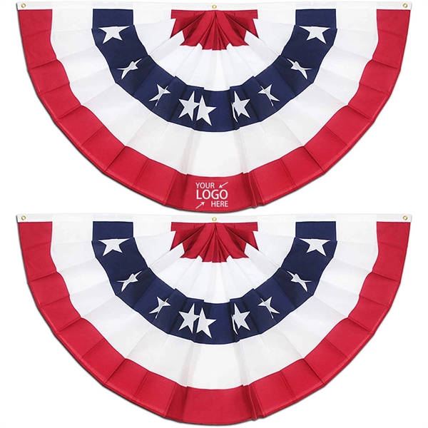 Patriotic American Bunting Flag Banner - Patriotic American Bunting Flag Banner - Image 0 of 5