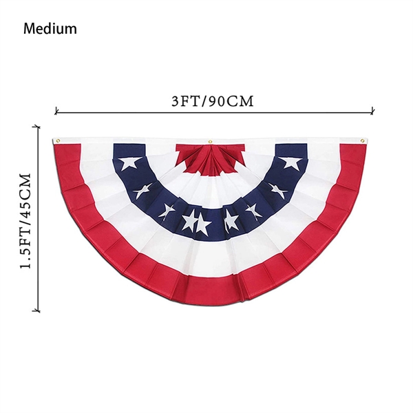 Patriotic American Bunting Flag Banner - Patriotic American Bunting Flag Banner - Image 5 of 5