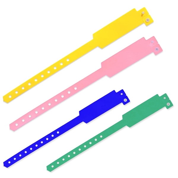 Stock Wide-Faced Vinyl Wristbands - Stock Wide-Faced Vinyl Wristbands - Image 0 of 1